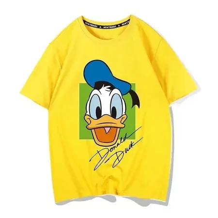 Kaos Goofy Kaos Donald Duck Kaos Mickey Mouse Full Katun Lengan Pendek Unisex Pria Wanita