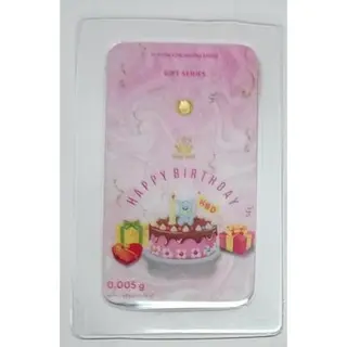 BABY GOLD SERIES EDISI HAPPY BIRTHDAY & BARAKALLAH 0.001 GRAM EMAS MINI 24K 3