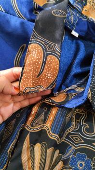 Product Review of 2. Baju Batik Couple Kemeja Gamis Poli katun Fashion Pasangan POLI KATUN Seragam Batik Sequins Muslim Wanita Sarimbit Keluarga Kondangan Dress Pesta Lebaran Motif from F**a R**) 0