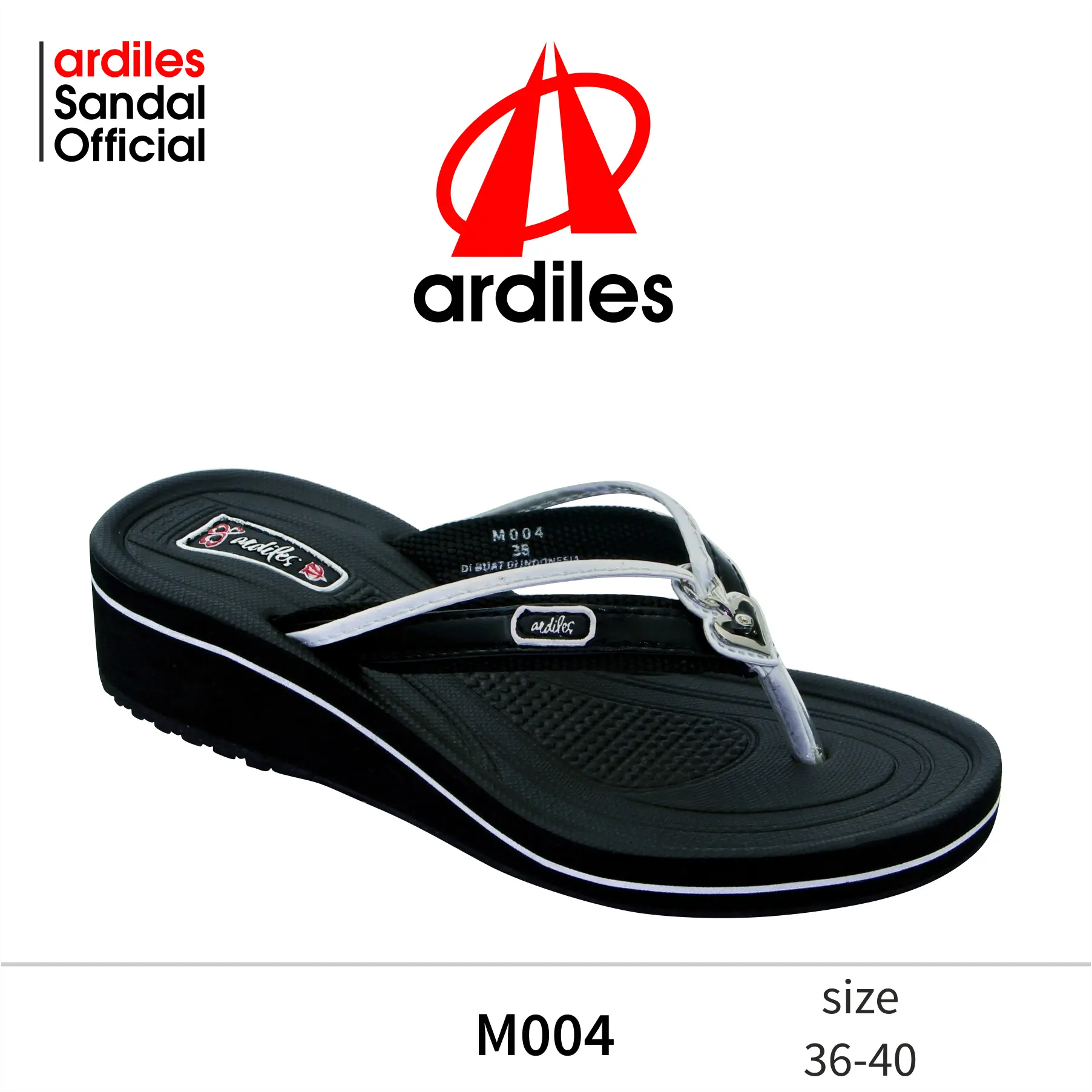 ARDILES SANDAL SENDAL JAPIT JEPIT SPON EVA HAK WEDGES WANITA PEREMPUAN DEWASA KEKINIAN M 004