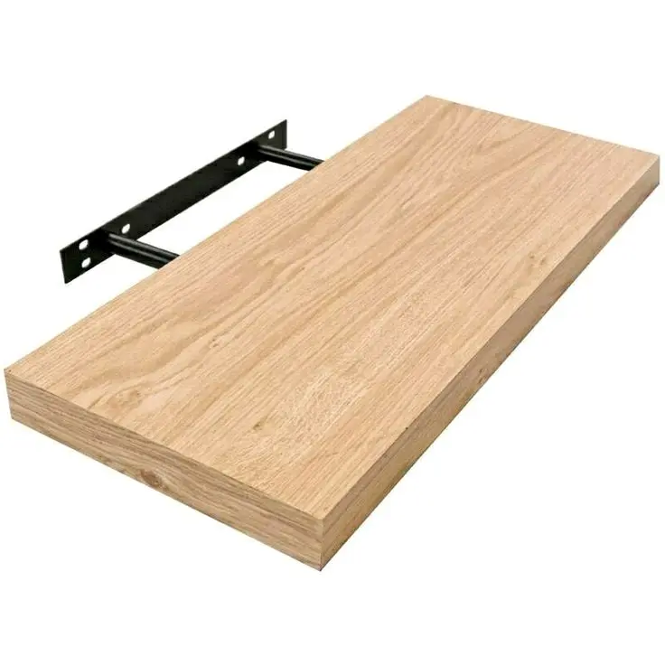 Rak Penyimpanan Buku Ambalan Dinidng Panjang 1 Meter Elegan untuk Ruang Tamu - Furniture 0