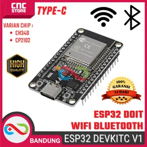 ESP32 WiFi Bluetooth CH340 / CP2102 Type C – Board IoT Development NodeMCU