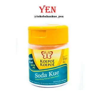 Koepoe Koepoe (Kupu kupu) Soda Kue / Pengembang Kue 81gr