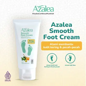 Azalea Smooth Foot Cream (For Hand & Foot) - Krim Zaitun Perawatan & Pelembut Kaki, Siku, & Telapak Tangan Kering Pecah - Pecah