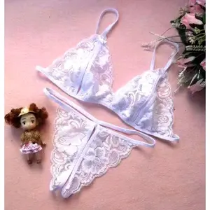 SET DALAMAN WANITA TRANSPARAN BAJU DINAS MODERN REALPICTT Setelan Bra Bh Motif
