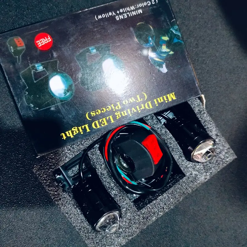 LAMPU TEMBAK LASERGUN LED D2 MINI OVAL 2 WARNA UNTUK MOBIL DAN MOTOR CAR & MOTORCYCLE 6