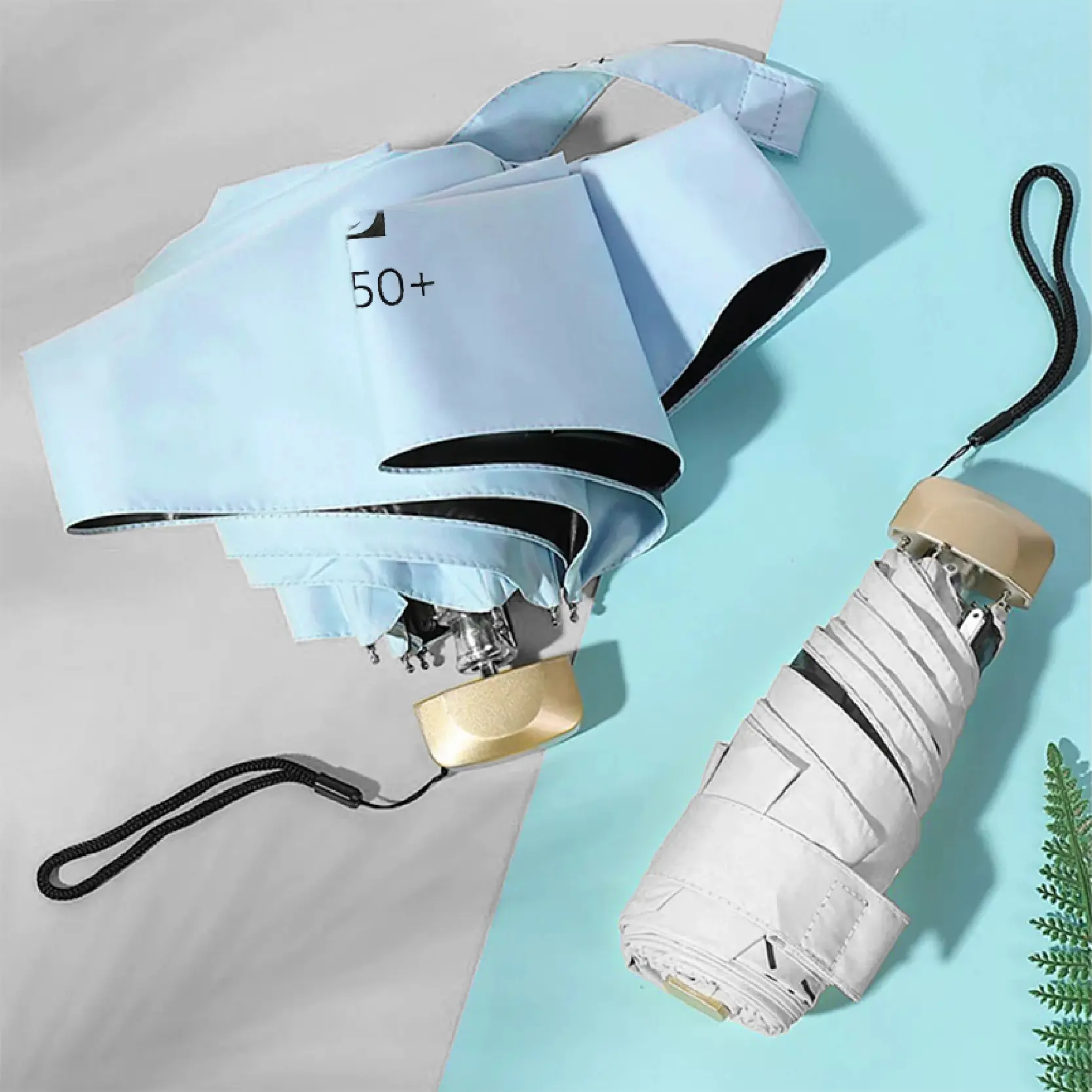 LATIO EU2/EU3 - Portable Mini Umbrella UV Protection Small and Light Pocket Size Cover upf50