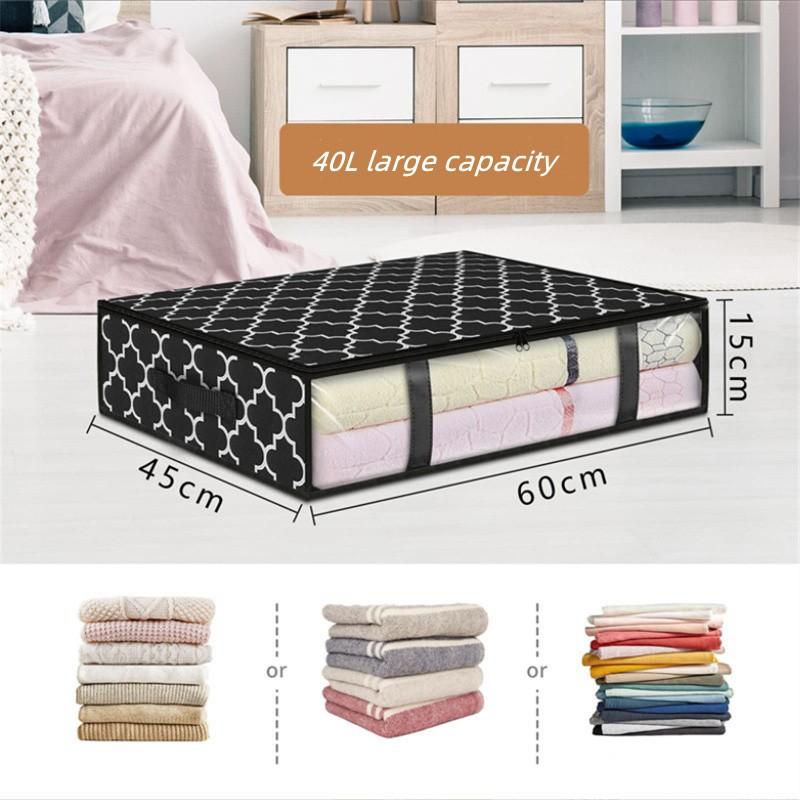 Product Introduction of 1/2/3 piece storage box, clothing storage, non-woven fabric under bed storage bag, home storage organizer 4