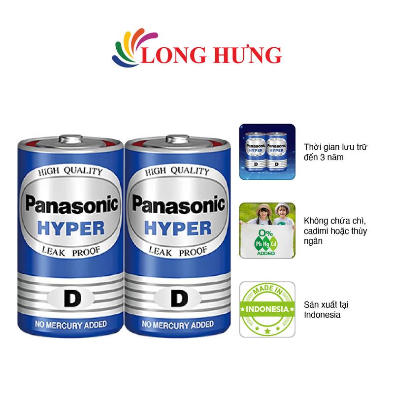  Pin than Đại D Panasonic Hyper 1.5V R20UT 2S-V  2 viên 6 viên 10 viên 24 viên  - Hàng chính hãng 