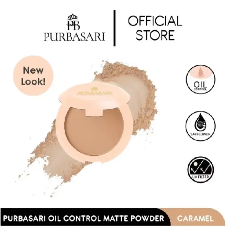 Purbasari Oil Control Matte Powder - Bedak Wajah Compact