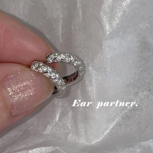 EAR PARTNER-超光沢感イヤリング 女性向け小众高级感耳环 高级感耳环 酷炫 质量 耳扣 夏季（eh-1725）
