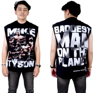 BIG OVERSIZE MAN'S TANK TOP TYSON BADDEST STEEL YHBOOTLEG Pria