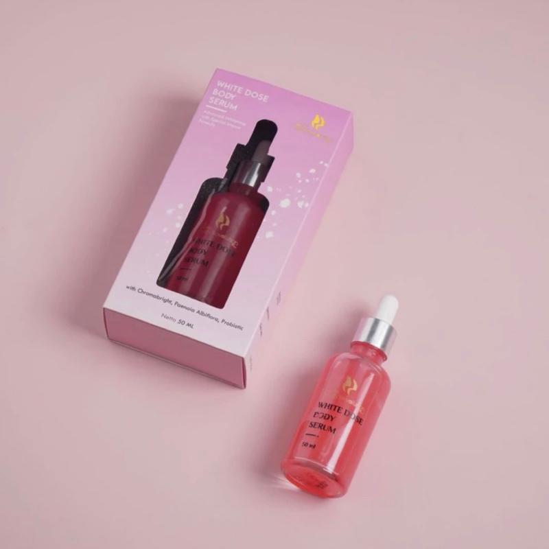 PAKET MENCERAHKAN BADAN MARINA UV WHITE HEALTHY AND GLOW DAN HOUSE OF BEAUTY WHITE DOSE BODY SERUM 50 ML NEW YOUTH SKIN REVOLUTION Lotion Tubuh Pencerah 3