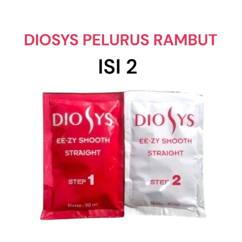 paket diosys smoothing straight pelurus rambut set 80ml + shampo pewarna +mangkok sisir Straightener Straightening Meluruskan Haircare Cleansing 1
