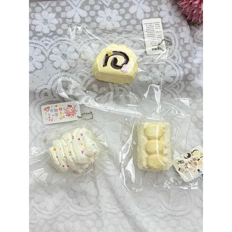 いちご タバ スクイーズ ハンドメイド ストレス解消 スクイーズ トイ