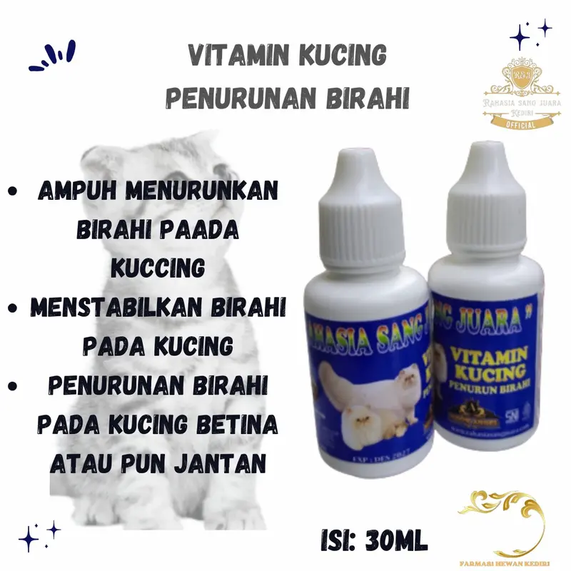 RSJ OBAT PENURUN BIRAHI KUCING BETINA DAN JANTAN 1