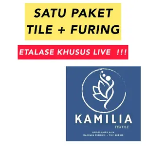 Promo Satu Paket Kain Tile + Furing • Promo Ambyar!!!