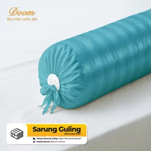 Dovm - Sarung Guling Adem & Lembut  Microtencel Premium 100x35 (Hotel Feel)
