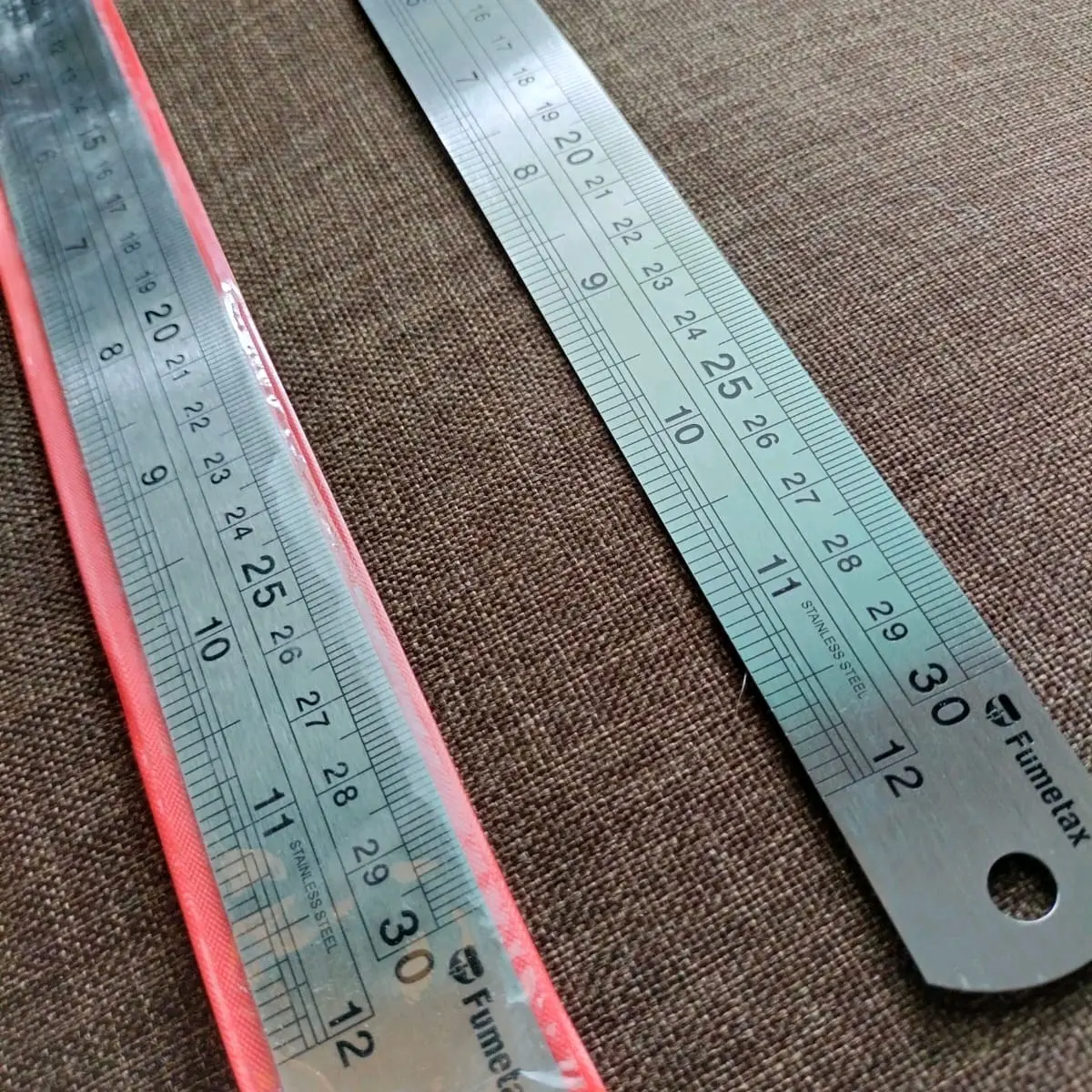 Penggaris Besi 30cm Ruller stainless Steel 12"