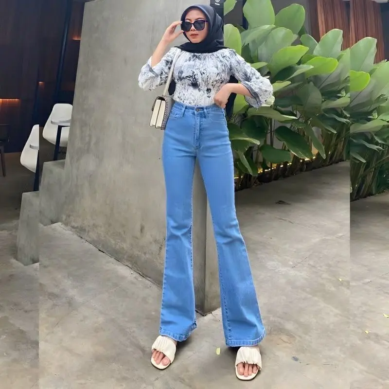 Celana panjang highwaist jeans cutbray / HW jeans cutbre vintage Melar cutbray jeans wanita