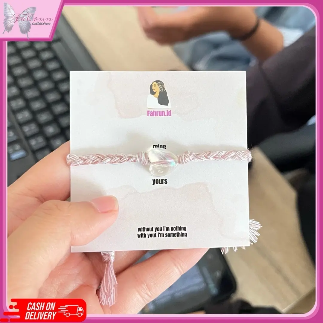 Gelang kepang gelang rajut murah aesthetic model lilit fashion bracelet gelang simple gelang wanita
