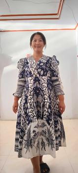 Product Review of Dress batik mewah virall 8845 Manis Casual from d**a 0