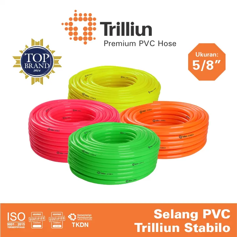 Selang Air PVC Trilliun Stabilo 5/8" Inch - 10 Meter
