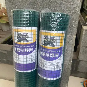 ￼Kawat Loket PVC Ram Hijau Tebal 1/4 1/2 3/4 inch Kawat Kandang Hewan Ayakan Pasir - 1 rol