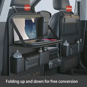 COD Tas Kursi Mobil Belakang Premium Organizer Tas Penyimpanan Mobil Multifungsi Jok Mobil Bahan Kulit Tas Barang Mobil Interior Organizer Kulit PU