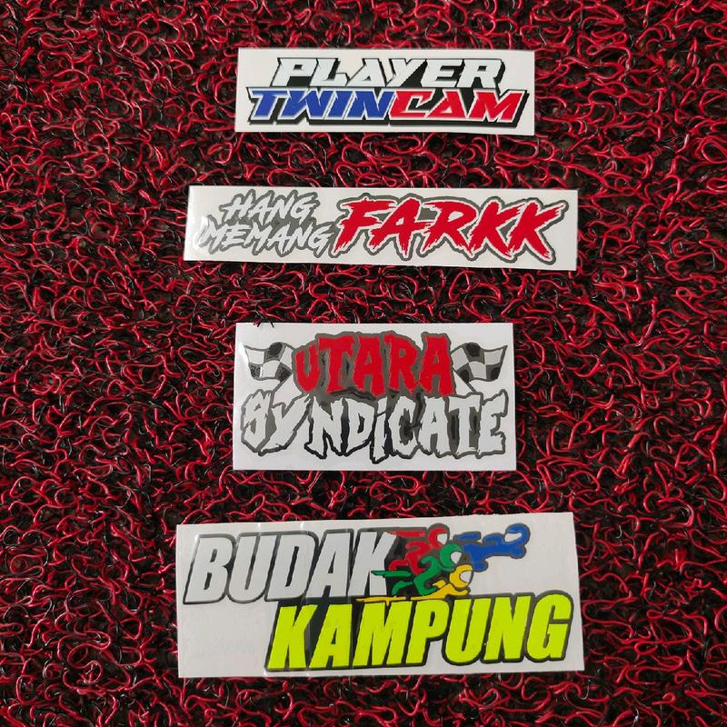 STICKER BUDAK KAMPUNG / UTARA SYNDICATE / FARKK / PLAYER TWI - TikTok ...