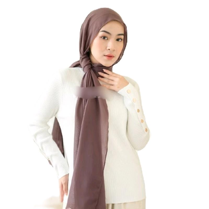 SYAL ARABIAN PASHMINA VOAL TRENDI 180X75//ARANIAN VOAL Muslim Wanita Syari Jilbab Dewasa Kerudung 1
