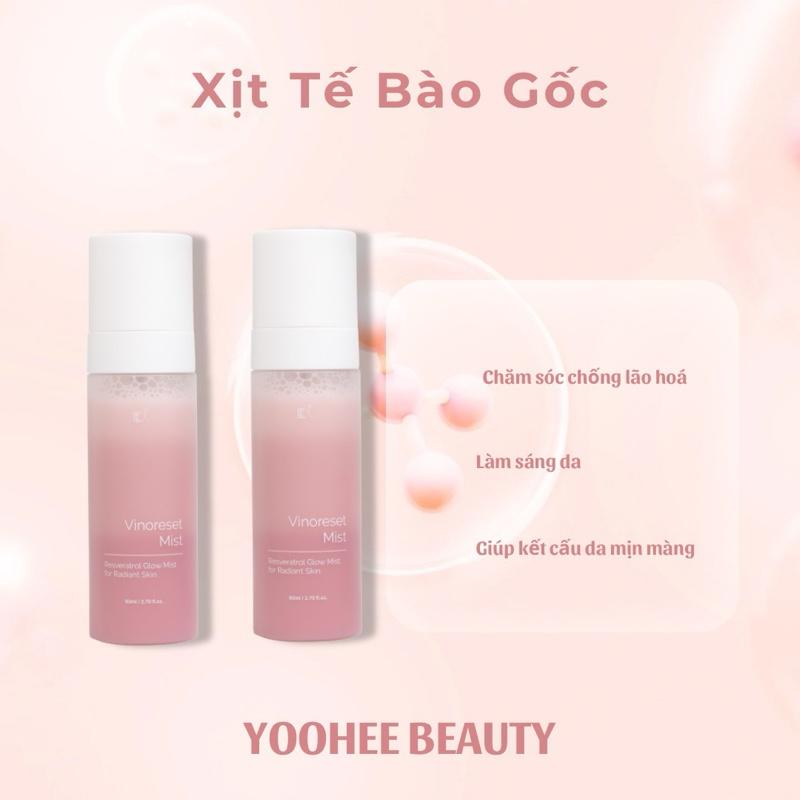 T3- mua 1 tặng 1 Xịt TBG Resveratrol Glow Mist for Radiant Skin 80ml chai