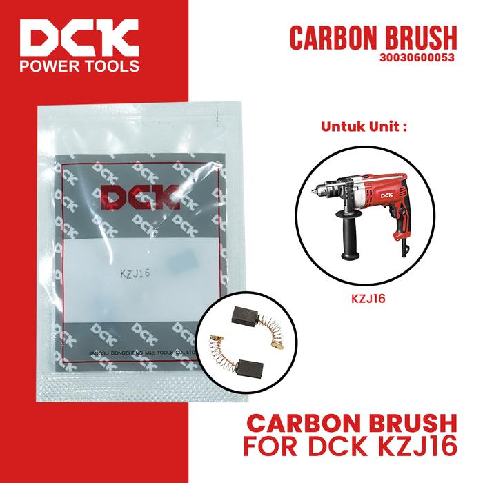 Gambar Carbon Brush/Arang untuk Bor KZJ/DZJ/AZJ16 dari DCK Power Tools Indonesia Kota Administrasi Jakarta Barat Tokopedia