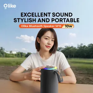 [BEST SELLING] Olike SF13 Speaker Bluetooth Upgrade Bass 10W Subwoofer | TWS Mode | Radio FM | IPX4 Waterproof | 8 Jam Playtime | Bluetooth 6.0 | Bass Kuat & RGB Dinamis | Garansi 1 Tahun