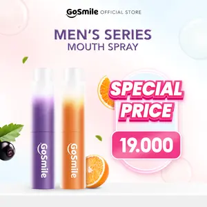 [CLEARANCE SALE] Go Smile Bad Breath Go Away Mouthspray Blackcurrent & Citrus ( Man's Version )- Mouth Spray Mulut Fresh untuk Menghilangkan Bau Mulut [BPOM}