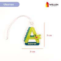 Gambar WELLEN PRINT – Cetak Bag Tag Inisial Huruf Akrilik / Print Ganci Gantungan Tas Sekolah Keychain Alphabet Acrylic - BTI 01  dari WELLEN PRINT OFFICIAL Kota Administrasi Jakarta Selatan 3 Tokopedia