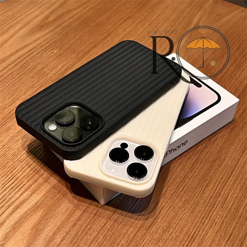 Case iPhone 7 8 6 6 S Plus 11 13 12 Pro 14 15 Pro MAX XR XS MAX 7Plus 8Plus SE 2023 iPhone 3D rajutan Silikon casing pelindung