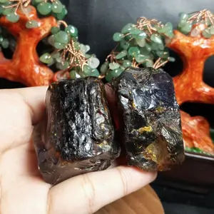 Batu Natural Red / Yellow Amber Rough (4)