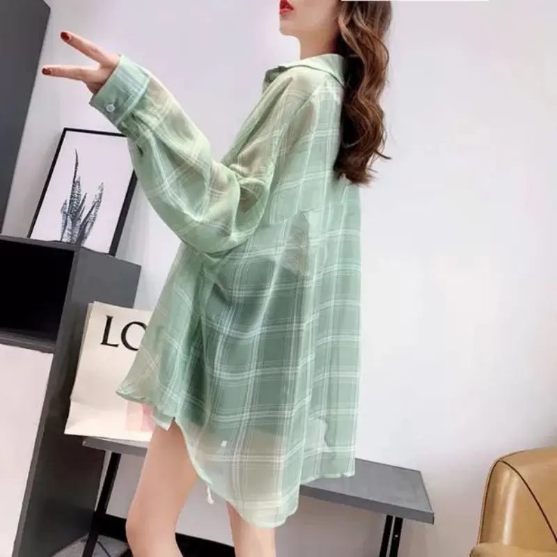 [Basica Moda] 8592 Atasan Top Kemeja Wanita Lulu Chiffon Oversize 6