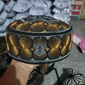 peci kopeah Malaysia terumpah full bordir kipas/peci terumpah bordir/peci pria santri