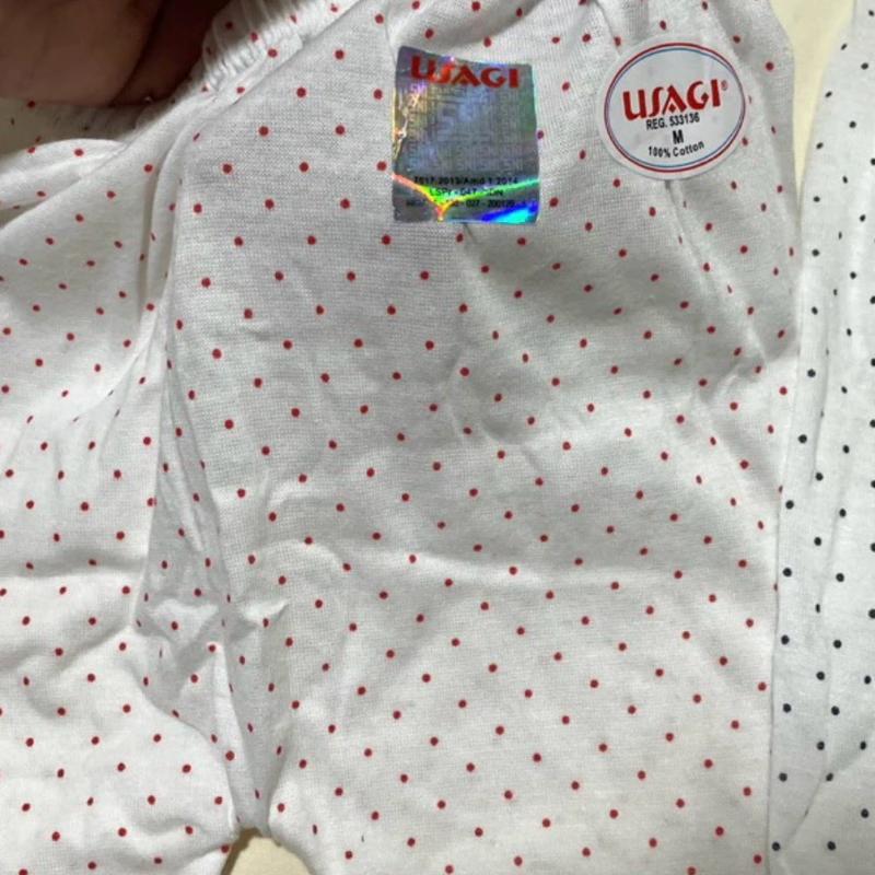 12Pcs Celana Panjang Usagi Anak Kotak / Bintik S M L XL XXL Katun 5