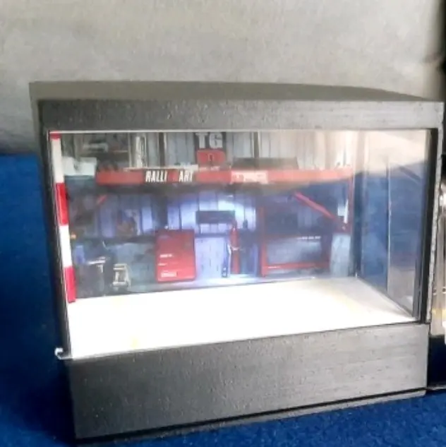 Display Hotwheels Akrilik Premium + Lampu 3