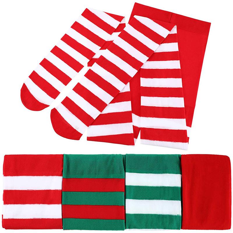 Product Introduction of Quần Tất Sọc Giáng Sinh Cho Nữ, Quần Tất Dài Đầy Đủ, Tất Cao Đến Đùi, Trang Điểm Tiệc Giáng Sinh, Trang Trí Dạ Hội, Trang Phục Cosplay 9