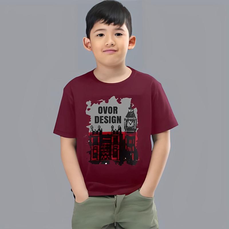 Baju anak Kaos anak Lengan pendek kaos junior Kaos anak tanggung 1
