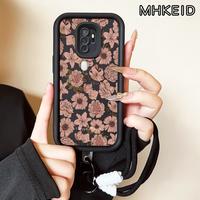 Gambar MHKEID Casing Hp untuk OPPO A5 2020 A9 2020 Case Pola Bunga merah muda Kasing Anti-Sidik Jari Silikon Kasus Lembut Tali gantung Casing - Gaya1, OPPO A5 2020 dari MHKEID MALL Kab. Tangerang 1 Tokopedia