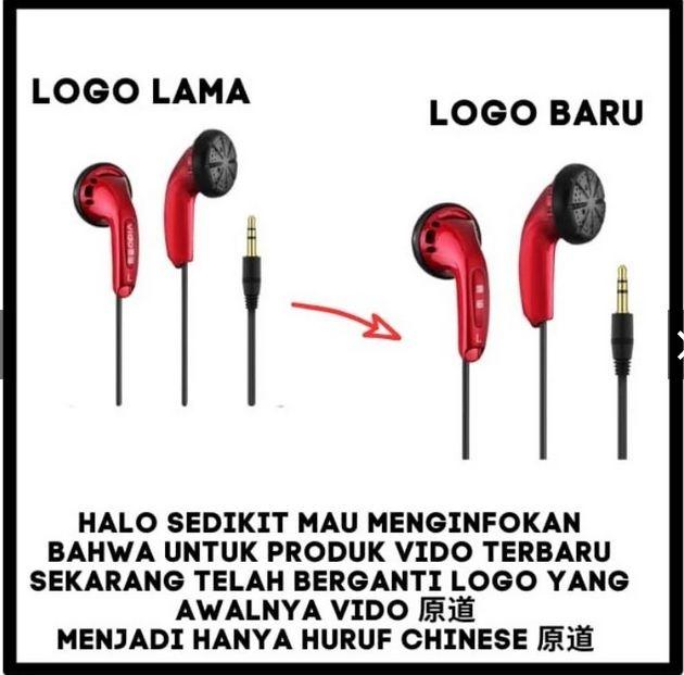 Gambar EARPHONE VIDO (EARPHONENYA KERE HORE) dari A16COM Kab. Bandung Tokopedia