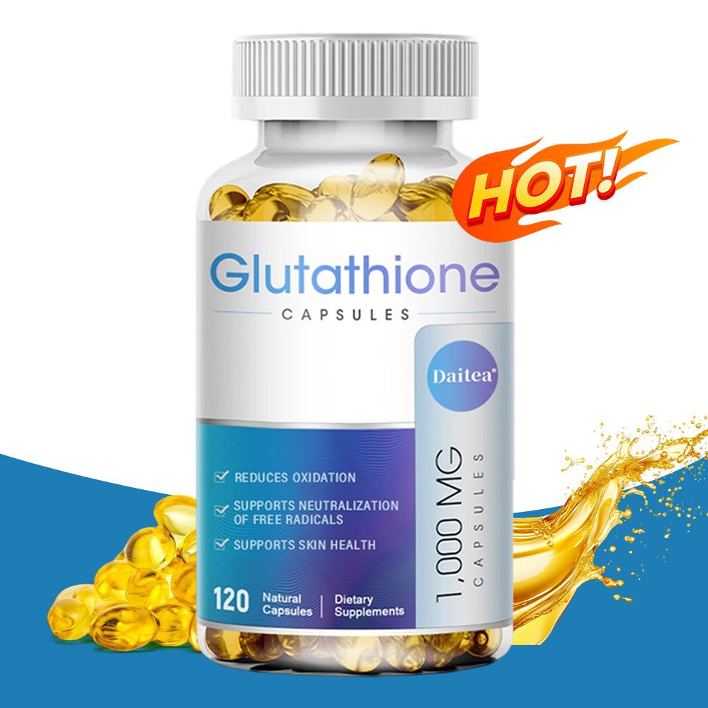 daitea glutathione Daitea L-Glutathione Capsules, Natural Antioxidant, Anti-Aging, Skin Whitening, 120 Capsules daitea glutathione Daitea L-Glutathione Capsules, Natural Antioxidant, Anti-Aging, Skin Whitening, 120 Capsules