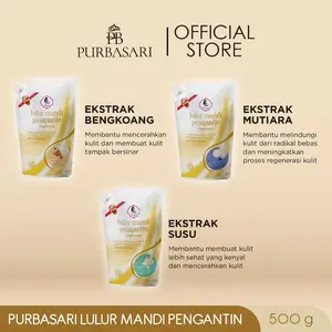 Purbasari Lulur Pengantin 500G / Lulur Pemutih Whitening Pencerah / Lulur pelembab kulit / Lulur Badan perontok daki / lulur purbasari