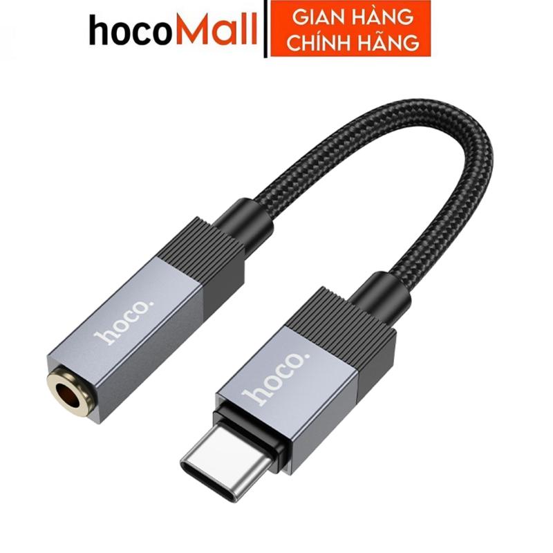 Jack chuyển đổi tai nghe type c sang 3.5mm HOCO cáp chuyển đổi âm thanh typec dùng cho điện thoại Andoird