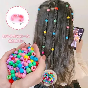 (isi 20pcs) Jepitan rambut modehits / jepit rambut bulat / ring mini warna warni anak perempuan